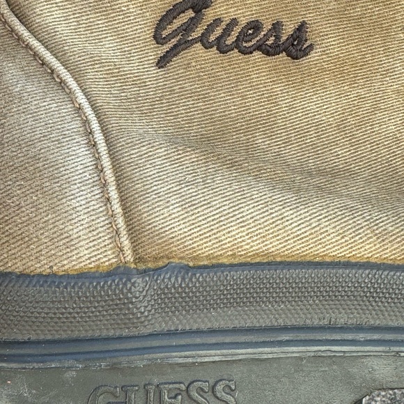 Guess Vintage 90s Rubber Toe High Top Lace Up Sneaker Boots 072025 - Picture 9 of 9